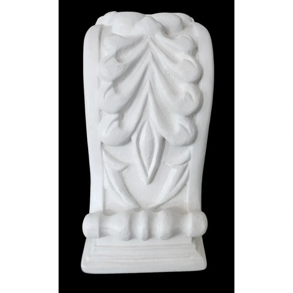Pair of Drapery Sconce Corbels Curtain Rod Holders Fleur-de-lis French Victorian